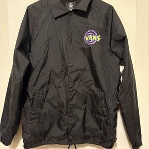 Vans Nightmare Before Christmas Oogie Boogie Black Coach Jacket